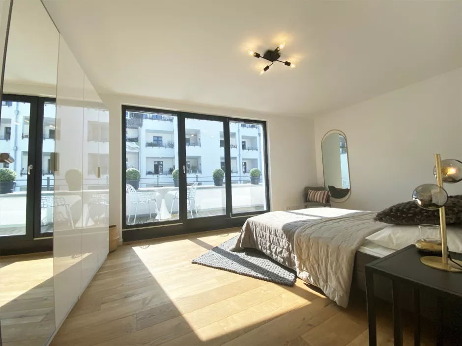 Schlafzimmer Musterhaus