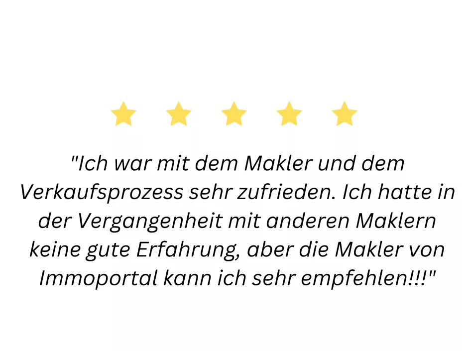 Referenz Maklerempfehlung Immoportal