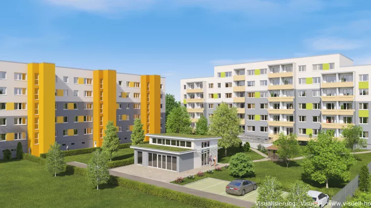 Architekturvisualisierung einer Wohnanlage in Weißenfels