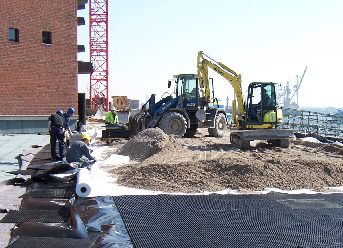 Realisierung einer Dachbegrünung