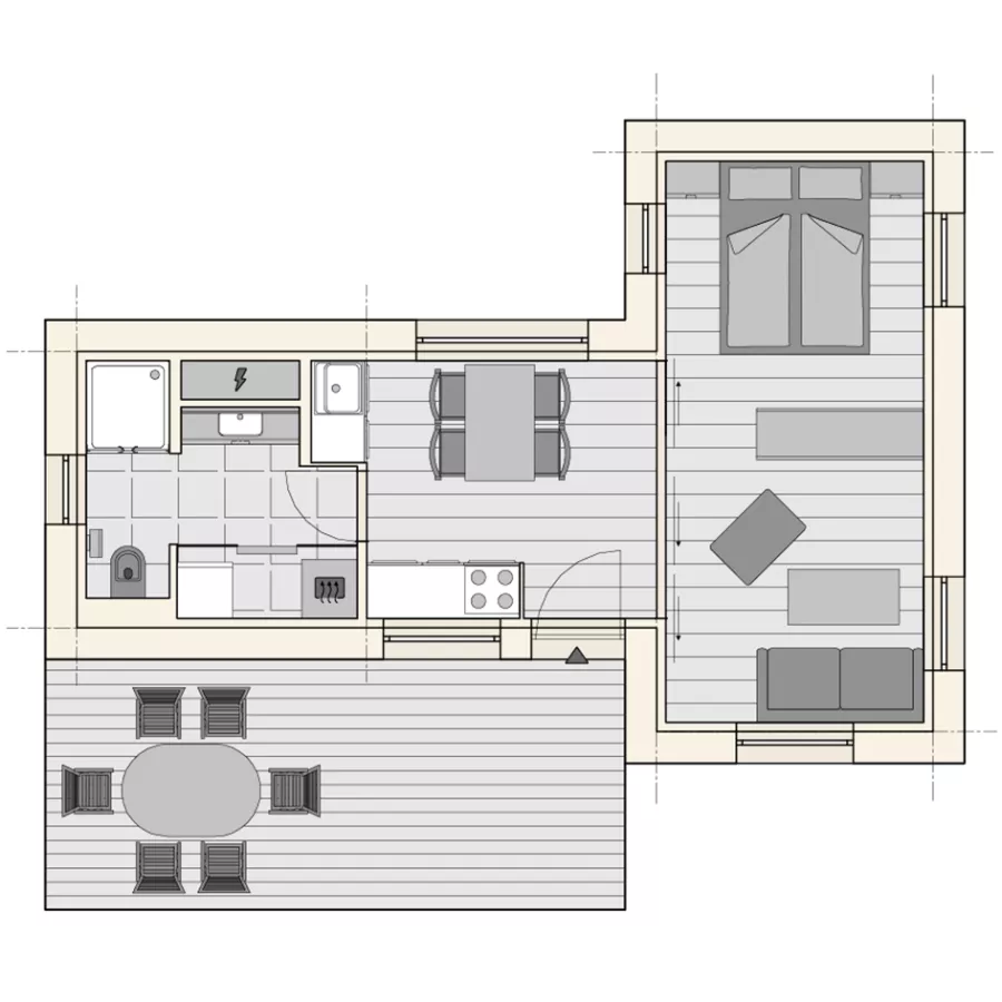Anordnung der Module Variante 1