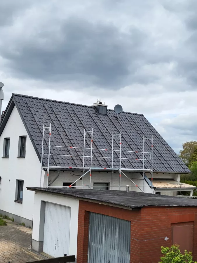 Solarnia Photovoltaik für ein Einfamilienhaus in Dormagen - vor Montage