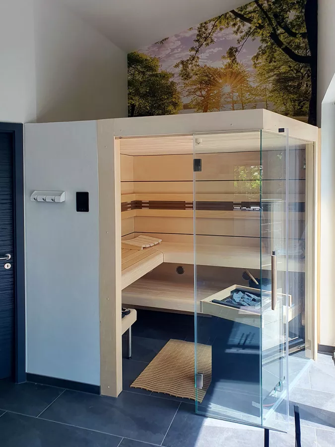 Sauna im Wochenendhaus Entspannung auf Abruf