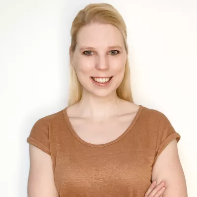 Portraitfoto von Pia Hartje Inhaberin von Die ImmoStager