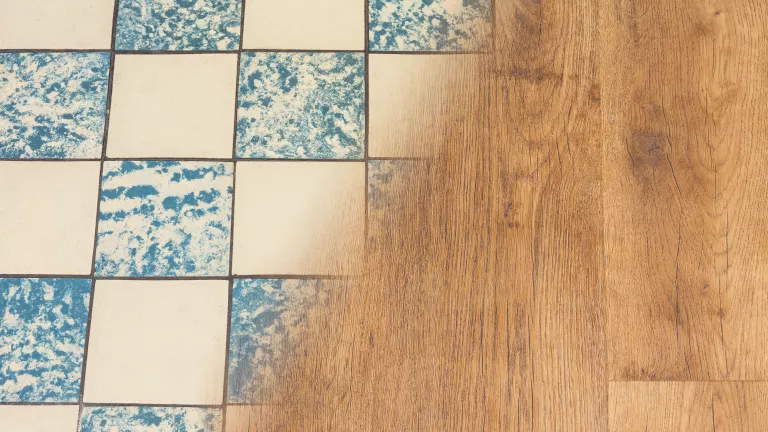 Vinylboden auf alten Fliesenboden verlegen? 