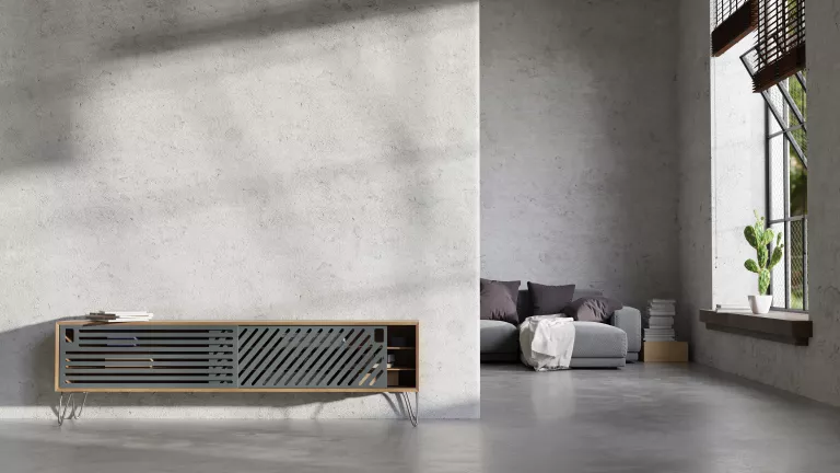 Wie streiche ich eine Betonwand innen?