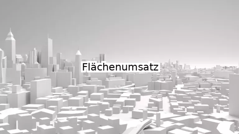 Flächenumsatz