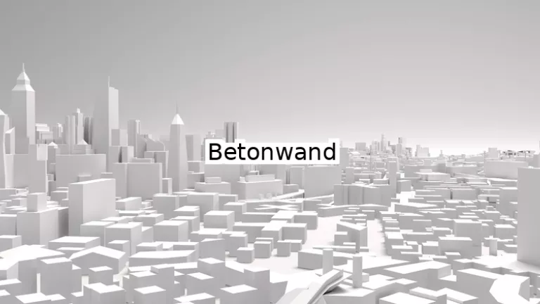 Betonwand