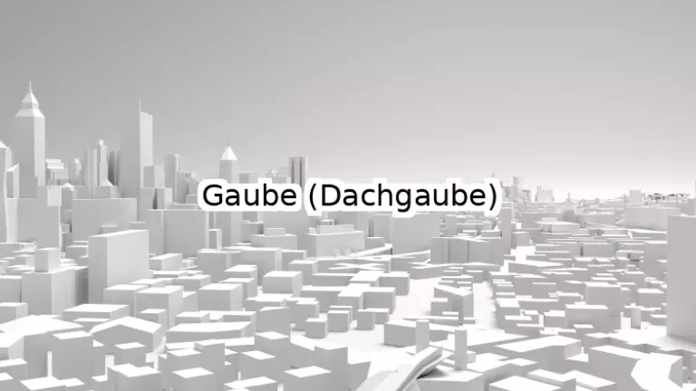Gaube (Dachgaube)