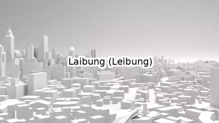 Laibung (Leibung)