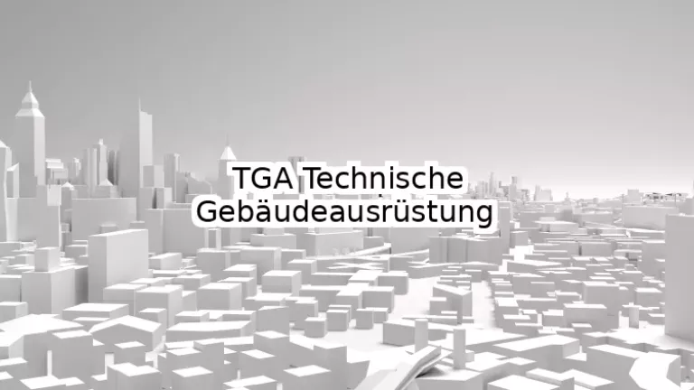 TGA Technische Gebäudeausrüstung 