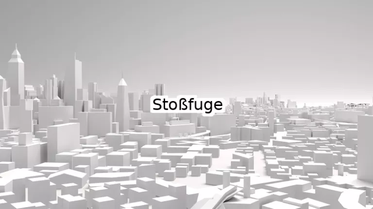 Stoßfuge