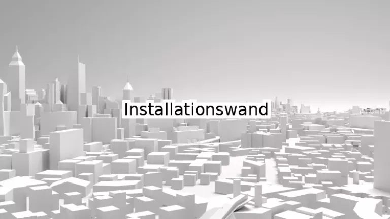 Installationswand