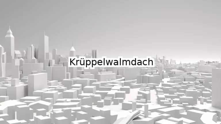 Krüppelwalmdach