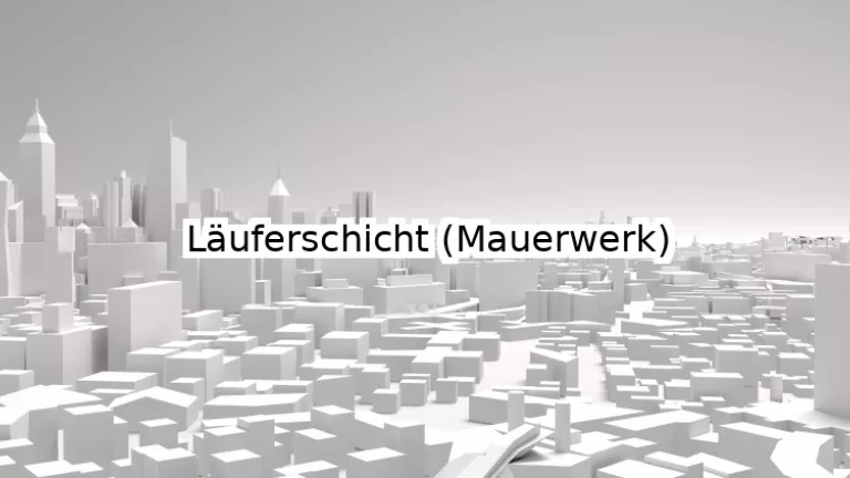 Läuferschicht (Mauerwerk)