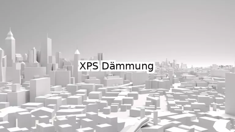 XPS Dämmung 