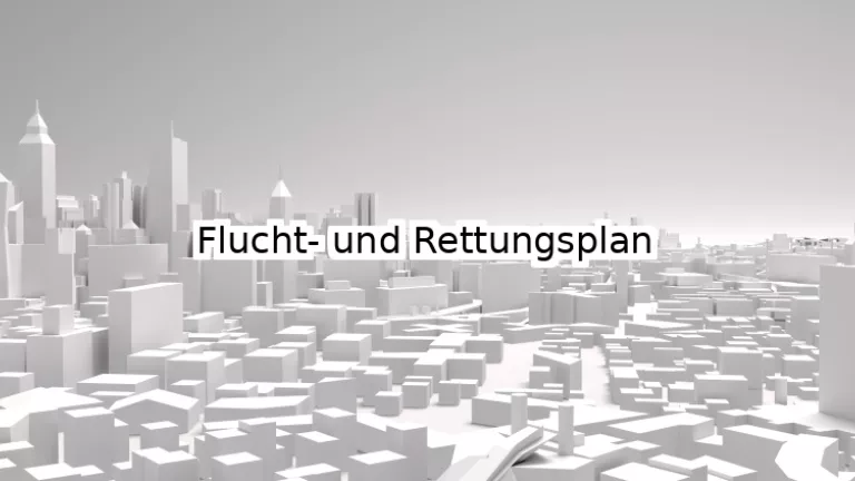 Flucht- und Rettungsplan 