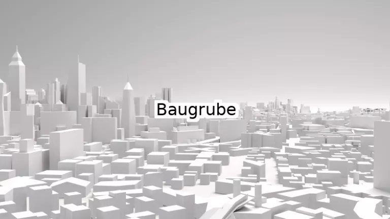 Baugrube