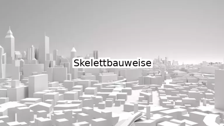 Skelettbauweise