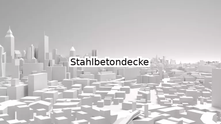 Stahlbetondecke 
