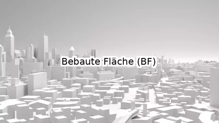 Bebaute Fläche (BF) 