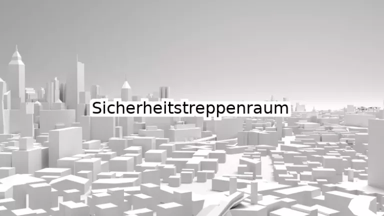 Sicherheitstreppenraum 